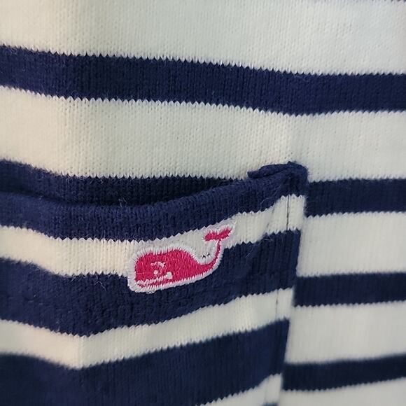 Vineyard Vines Knit Striped Pocket Girls Dress, XL(16) - Picture 4 of 7